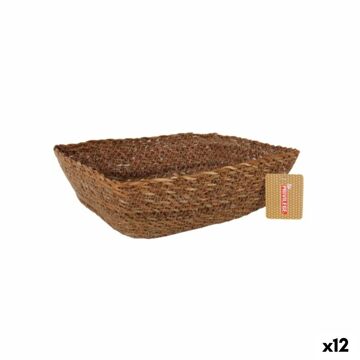 Cesta Multiusos Privilege Vime Retangular 25 X 20 X 8 cm (12 Unidades)