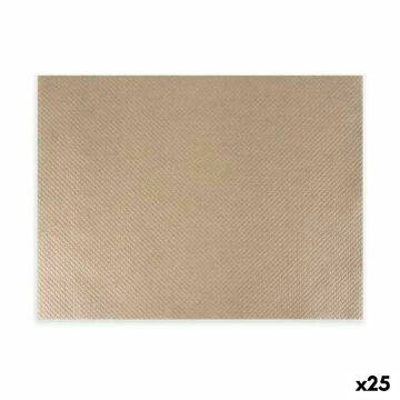 Conjunto de Trivet Algon Descartáveis Papel Kraft 60 Peças 30 X 40 cm (25 Unidades)