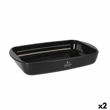 Travessa para o Forno Santa Clara Vidro de Borosilicato Retangular 33 X 20 X 13 cm (2 Unidades)