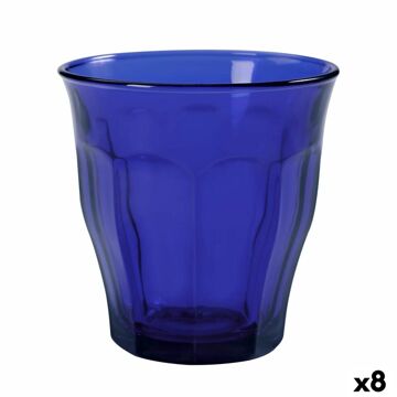 Conjunto de Copos Duralex Picardie Azul 6 Peças 310 Ml (8 Unidades)