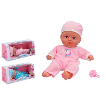 Boneco Bebé Colorbaby 31 cm Som Macio