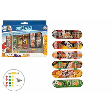 Finger Skateboard Set Colorbaby 10 X 3 cm 24 Peças