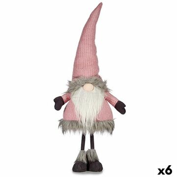 Figura Decorativa Duende Cor de Rosa 19 X 90 X 27 cm (6 Unidades)