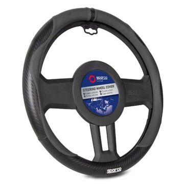 Forro para o Volante Sparco SPCS122BK ø 37-38 cm Preto