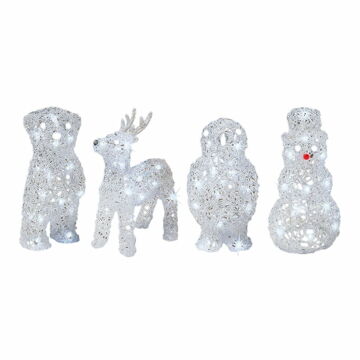 Figura Decorativa para Jardim Lumineo 491031 Natal Animais 17 X 12 X 23 cm