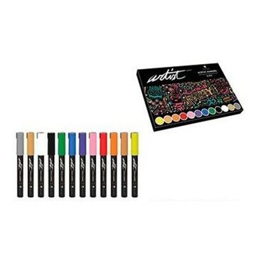 Conjunto de Canetas de Feltro Alex Bog Artist Multicolor 4,5 mm 12 Peças