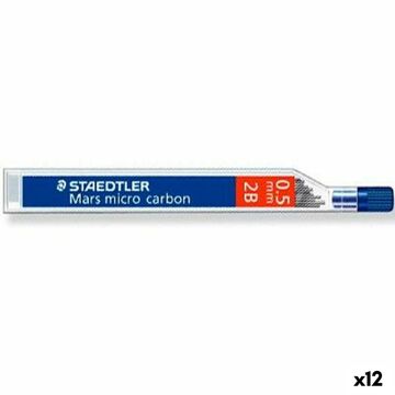 Recarga de Mina Staedtler Mars Micro Carbon 2B 0,5 mm (12 Unidades)