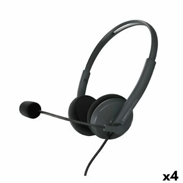 Auriculares com Microfone Energy Sistem Office 2 Preto (4 Unidades)