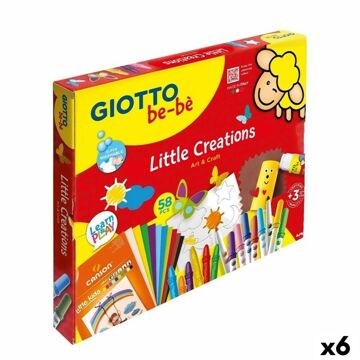 Conjunto de Desenho Giotto Be-bé Little Creations Multicolor (6 Unidades)