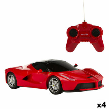 Carro Rádio Controlo Ferrari Laferrari 1:24 (4 Unidades)