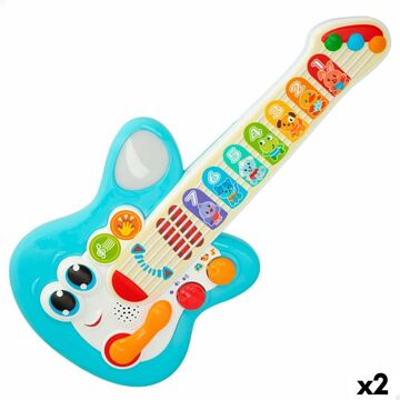 Guitarra Infantil Winfun Azul 17 X 38 X 5 cm (2 Unidades)