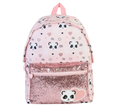 Mochila Escolar Clássica B'LOG CUTE PANDA