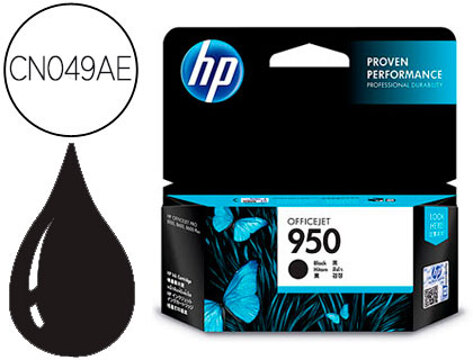 Tinteiro HP 950 Preto cn049ae Capacidade 1000 Pag