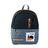 Mochila Escolar Classica B´Log Traveller Cinza