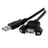Cabo USB Startech USBPNLAFAM1 USB a Preto
