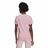 Camisola de Manga Curta Mulher Adidas Loungewear Essentials Slim Logo Cor de Rosa M