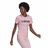 Camisola de Manga Curta Mulher Adidas Loungewear Essentials Slim Logo Cor de Rosa M