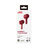 Auriculares In Ear Bluetooth Jvc HA-A8TRU Vermelho