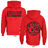 Polar com Capuz Unissexo Dungeons & Dragons Logo Vermelho XL