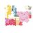 Set de 10 Puzzles Peppa Pig Clementoni Supercolor 220 Peças