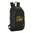 Mochila Casual Batman Comix Preto Amarelo (22 X 39 X 10 cm)