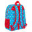 Mochila Escolar Mickey Mouse Clubhouse Fantastic Azul Vermelho 33 X 42 X 14 cm