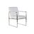 Cadeira Dkd Home Decor Poliéster Aço Branco (56 X 68 X 92 cm)