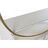 Estantes Dkd Home Decor Dourado Metal Branco Choupo (160 X 35 X 180 cm)