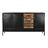 Aparador Dkd Home Decor Castanho Preto Metal Madeira de Mangueira