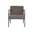 Poltrona Dkd Home Decor Cinzento Metal Poliéster (64 X 69,5 X 76 cm)