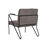 Poltrona Dkd Home Decor Cinzento Metal Poliéster (64 X 69,5 X 76 cm)