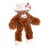 Brinquedo de Peluche para Cães Gloria Mizaru Macaco Castanho