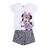 Conjunto de Vestuário Minnie Mouse Branco 4 Anos