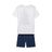 Conjunto de Vestuário Spiderman Infantil Branco 3 Anos