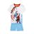 Pijama Infantil The Avengers Azul Branco 8 Anos