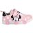 Sapatilhas Desportivas com LED Minnie Mouse Velcro Cor de Rosa 32