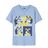 Camisola de Manga Curta Infantil Bluey Azul Claro 5 Anos