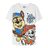 Camisola de Manga Curta Infantil The Paw Patrol Branco 6 Anos