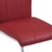 Cadeiras de Jantar Cantilever 4 pcs Couro Artificial Vermelho