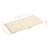 Almofadões Lombares P/ Cadeiras de Jardim 2pcs Oxford Creme