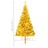 Árvore de Natal artificial com suporte 180 cm PET dourado