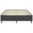 Cama boxspring 180x200 cm tecido cinzento-escuro