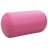 Rolo de ginástica/yoga insuflável com bomba 120x90 cm PVC rosa