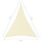 Para-sol Estilo Vela Tecido Oxford Triangular 5x7x7 M Cor Creme