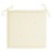 Almofadões P/ Cadeiras Jardim 6 pcs 40x40x4 cm Tecido Creme