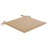 Almofadões P/ Cadeiras Jardim 6 pcs 40x40x4 cm Tecido Bege