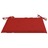 Almofadões P/ Cadeiras Jardim 6 pcs 40x40x4 cm Tecido Vermelho