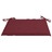 Almofadões Cadeiras Jardim 4pcs 40x40x4cm Tecido Vermelho Tinto