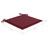 Almofadões Cadeiras Jardim 4pcs 40x40x4cm Tecido Vermelho Tinto