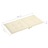 Almofadões para Cadeiras de Jardim 6 pcs 100x50x4 cm Creme